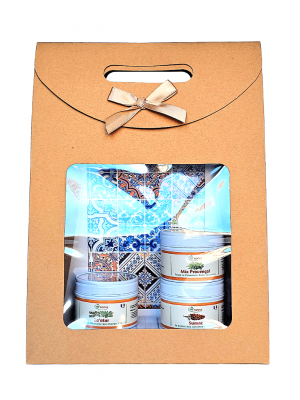 Pack Cadeau Épices + Planche en Céramique